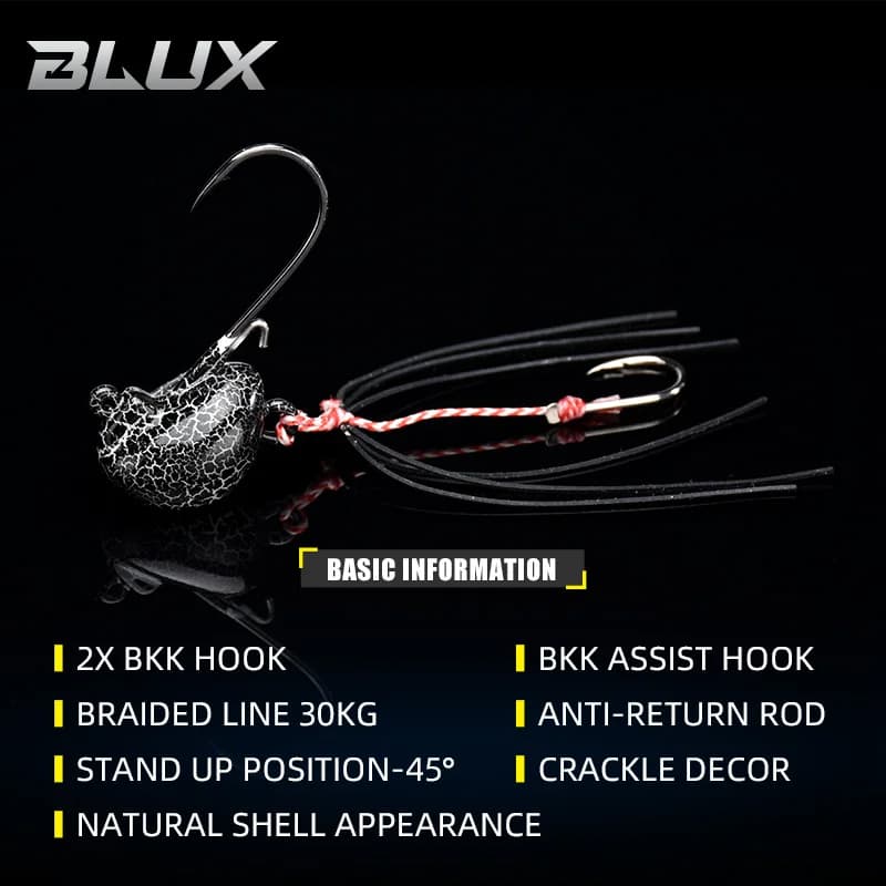 Leurre de pêche en mer BLUX 20g 30g 40g DEEP CONTROL UP Tenya Madai Jig Kabura appât crevette