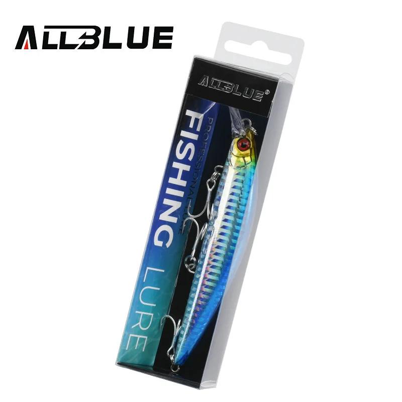 Leurre minnow ALLBLUE 90mm/110mm - Jerkbait sinking pour pêche en mer et bars avec lancer long