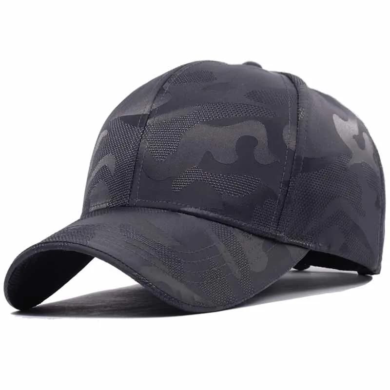 Casquette Baseball Tactique Camouflage Grande Taille - Homme Femme 56-66cm Pêche Sport