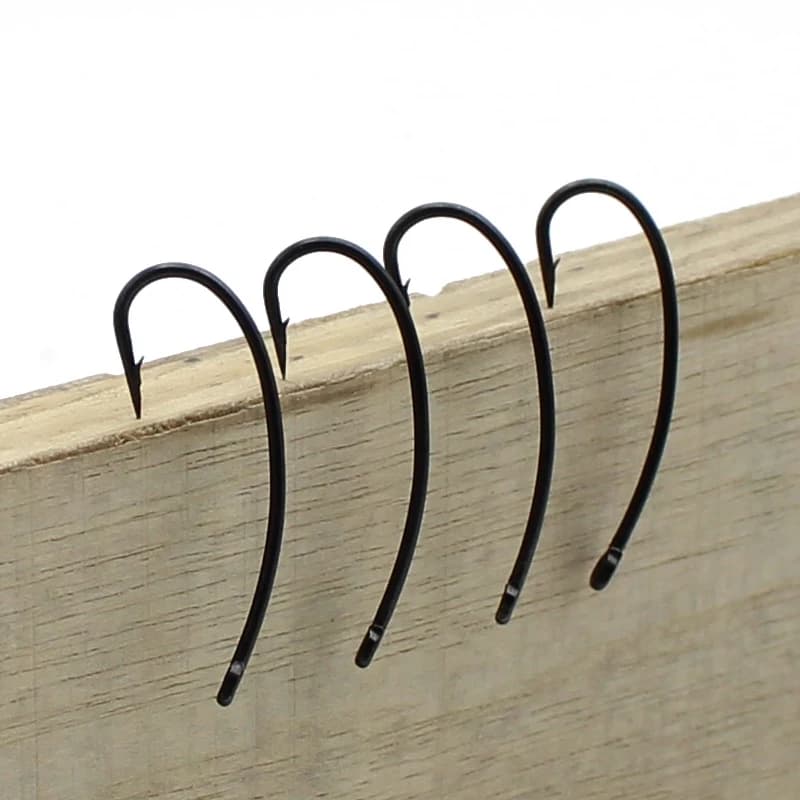Hameçons longue tige 20PCS pour carpe avec revêtement téflon - Accroche robuste pour montage chod rig