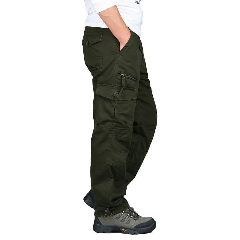 Salopette cargo pêche multi-poches militaire printemps automne pour homme streetwear