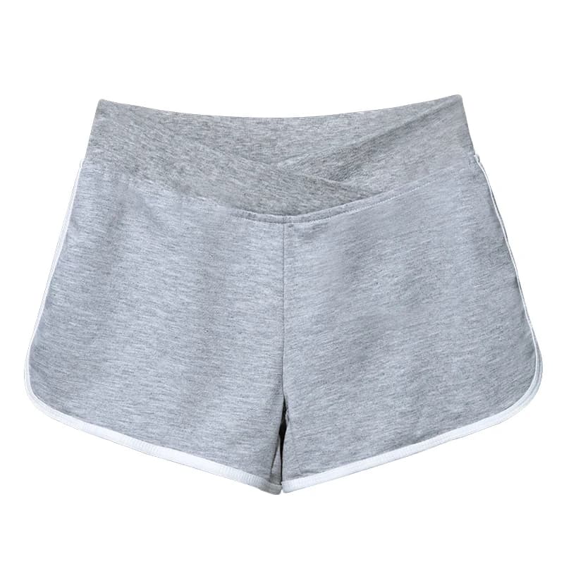 Shorts de sport maternité pour pêche enceinte, taille haute confortable pour pêche pendant la grossesse