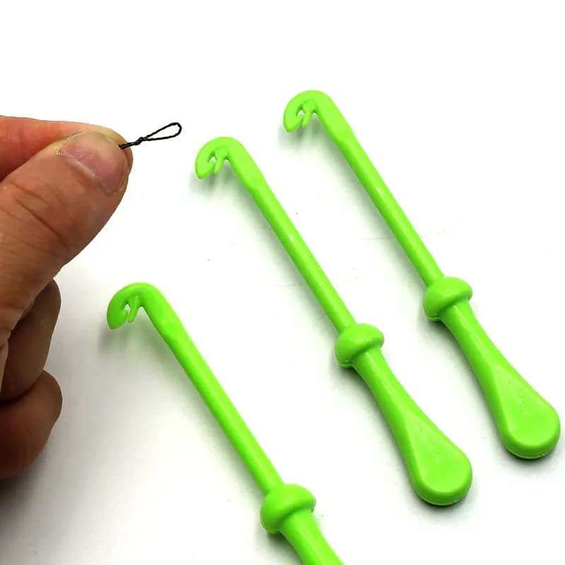 Outil nœud boucle pour ligne de pêche carpe - Disgorgeur et nœud hair rig professionnel