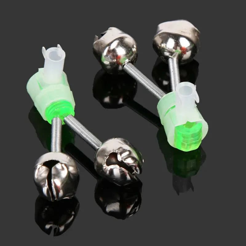 Cloches de pêche avec clip pour canne et pince de fixation alarmes de touche carpe accessoires