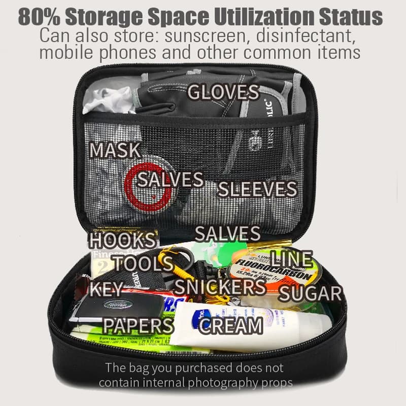 Sac accessoires leurres LUREHOLIC étanche PVC épais transparent rangement matériel de pêche qualité