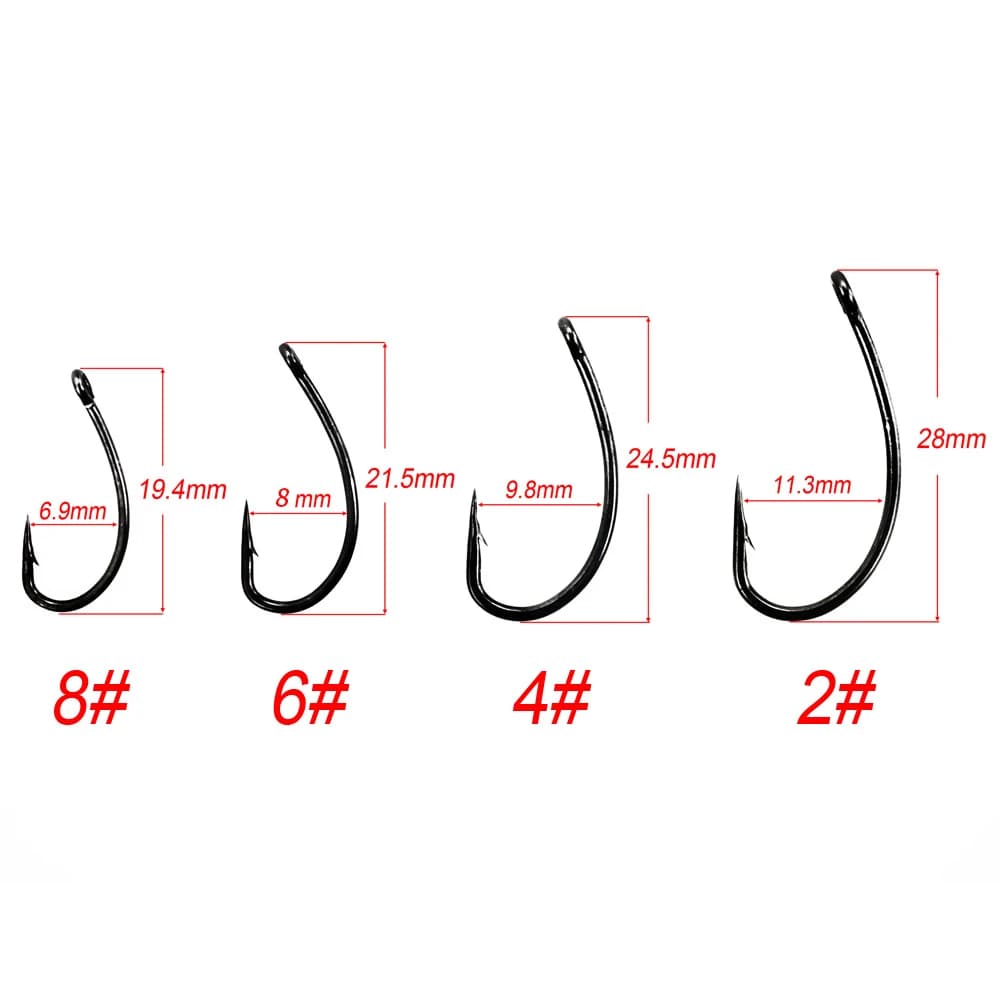 12 montages carp fishing prêts à l'emploi avec hameçons micro-barbelés - Matériel de pêche à la carpe