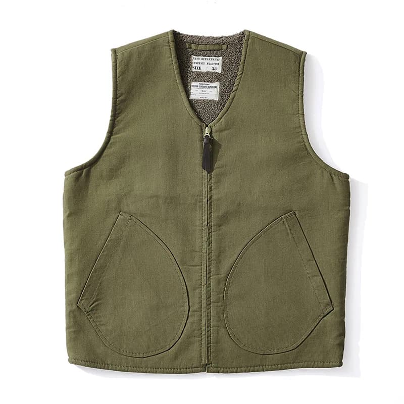 Gilet polaire homme hiver pêche sport extérieur doublure chaude zippée poches solide