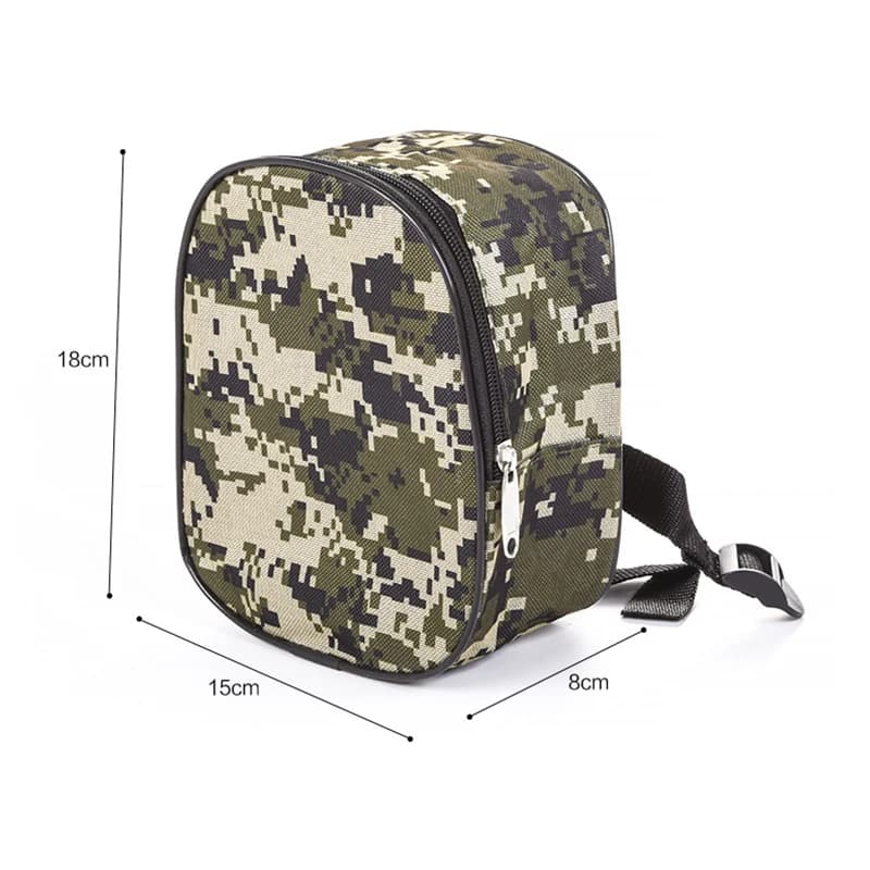 Pochette camouflage pour moulinets de pêche - Étui souple en toile Oxford pour leurres et accessoires