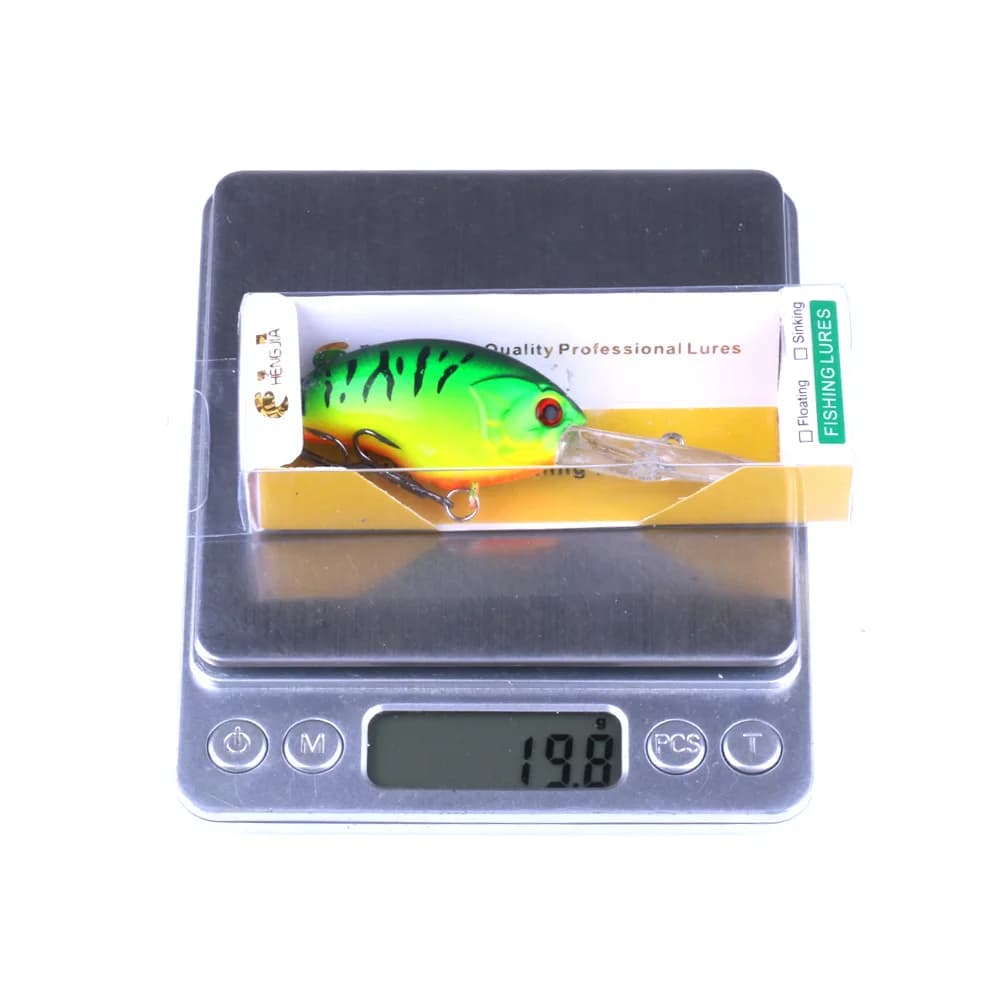 Leurre de pêche leurre crankbait minnow 13g 9cm pour bar brochet truche avec hameçons triples