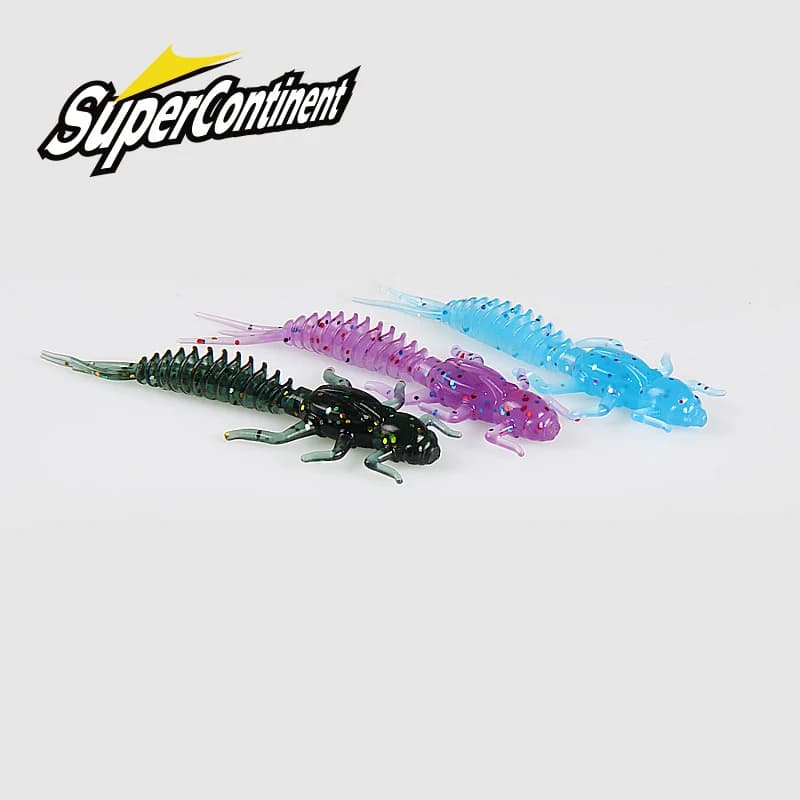 Leurre souple larve 6cm/5cm Reach Soft 2023 - appât silicone pour pêche en eau douce et carnassiers
