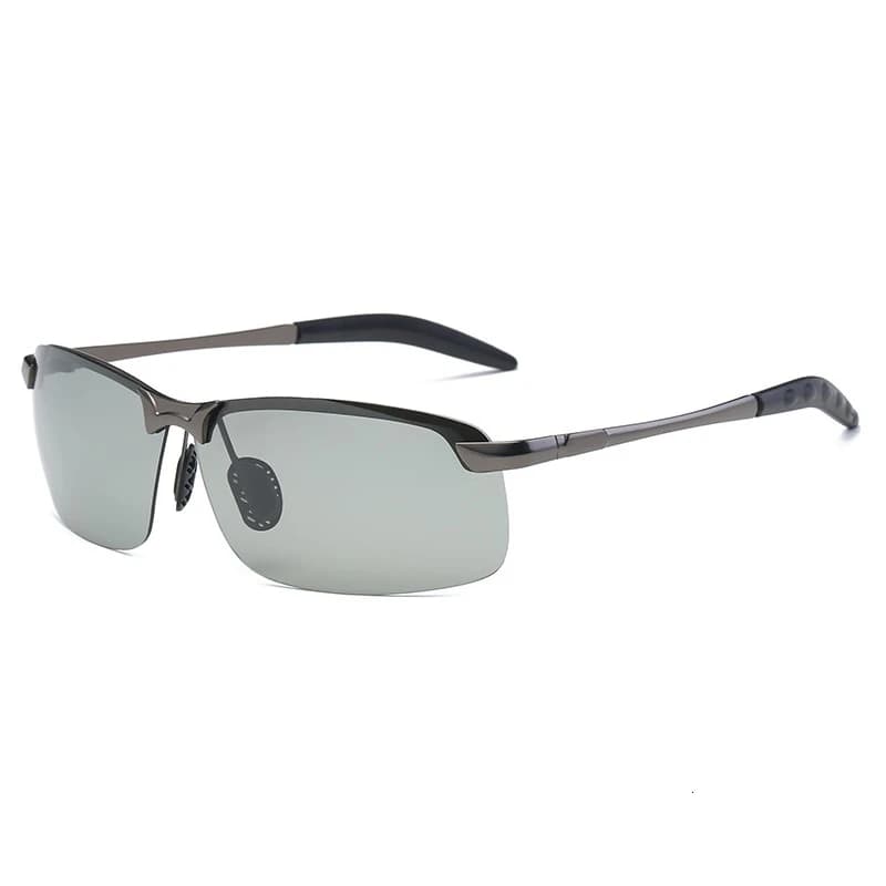 Lunettes photochromiques polarisées pour pêche - Verres caméléon qui changent de couleur jour/nuit