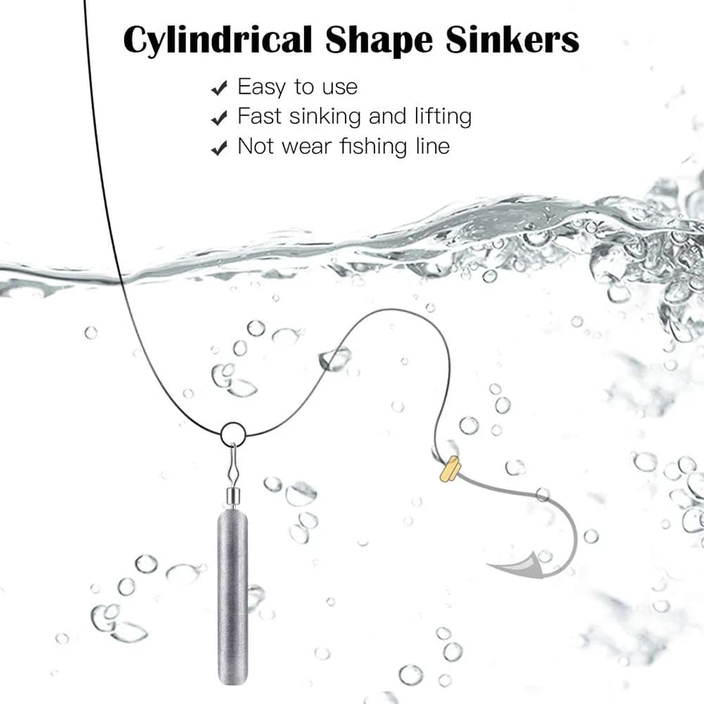 Lot 10 plombs pêche drop shot 3.5g à 20g - Poids sinkers pour montages drop shot - Accessoires pêche
