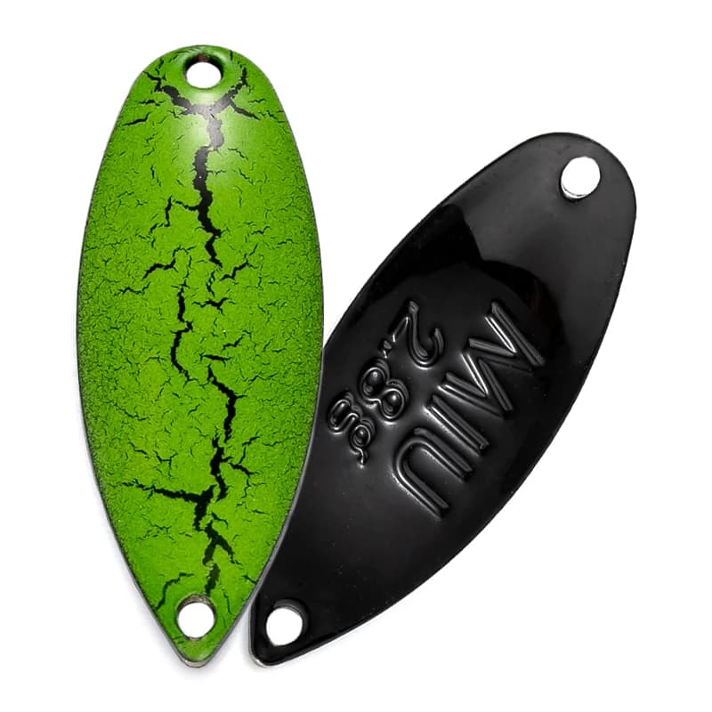 Leurre cuillère tournante métal cuivre 2.2g 3.5g pour truite perche brochet et saumon en pêche rivière
