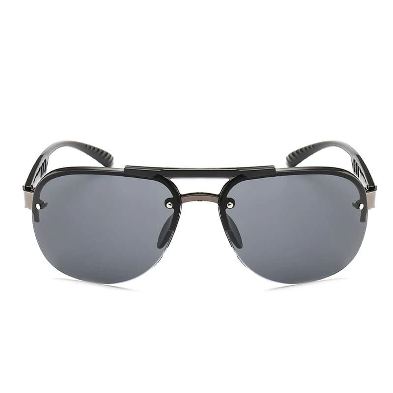 Lunettes de soleil vintage pilote pêche - Cadre PC classique verres teintés conduite UV400