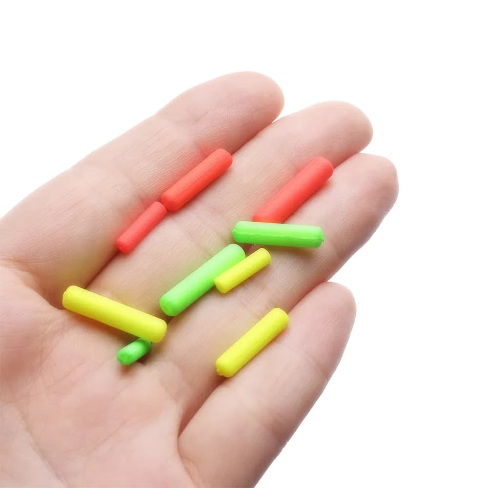 50 billes flottantes en mousse légère pour pêche, indicateurs ovales et boules pour accessoires de pêche