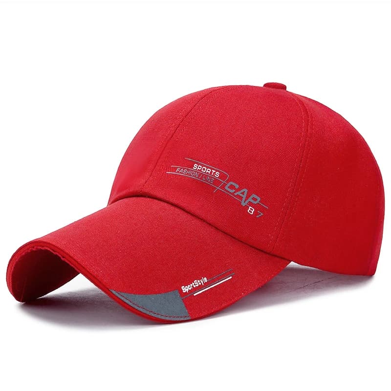 Mens Hat For Fish Outdoor Classic Line Baseball Cap Sports Cap Solid Color Sun H