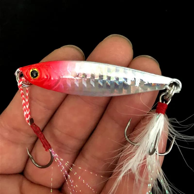 Leurre métal jigbait slow shaking pour la pêche du bord, leurre artificiel 7g à 60g en