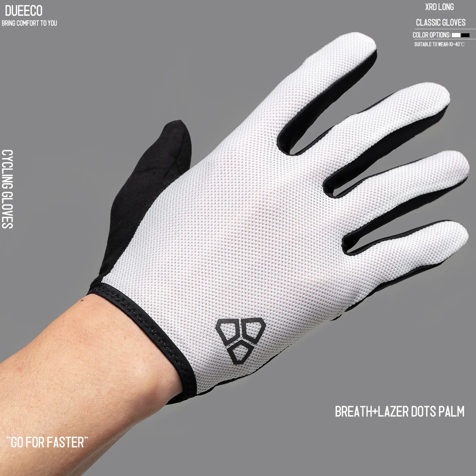 Gants vélo XRD amortissants anti-dérapage écran tactile - Protection mains pour pêcheurs cyclistes