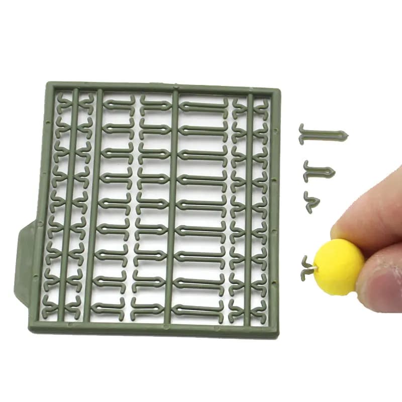 5 Cartes Stop Beads pour Montages Carp Fishing - Pop Up Boilies Stopper Hair Rigs Accessoires