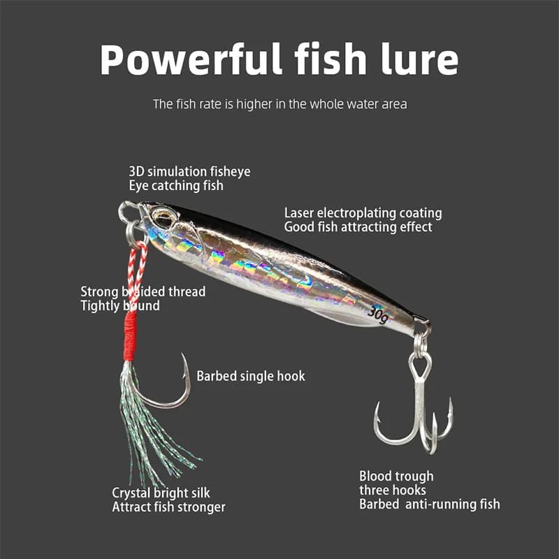 Leurre métal japonnais 2021 pour bar et pêche en mer, leurre casting 10 à 50g pour
