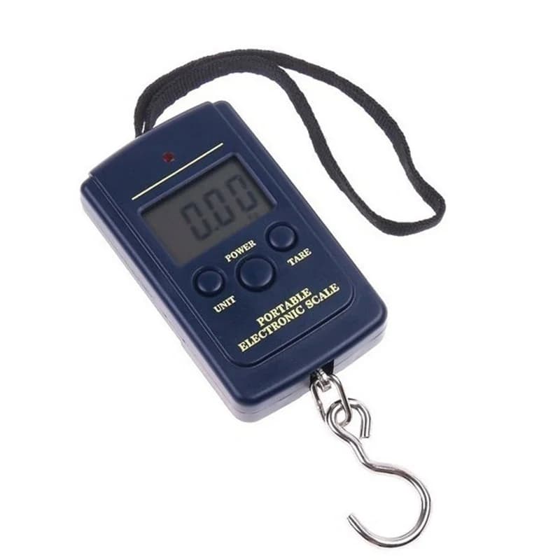 Balance digitale FLYSAND Mini 40kg x 10g pour pêche, voyage et bagages - Pèse-bagages électronique précis