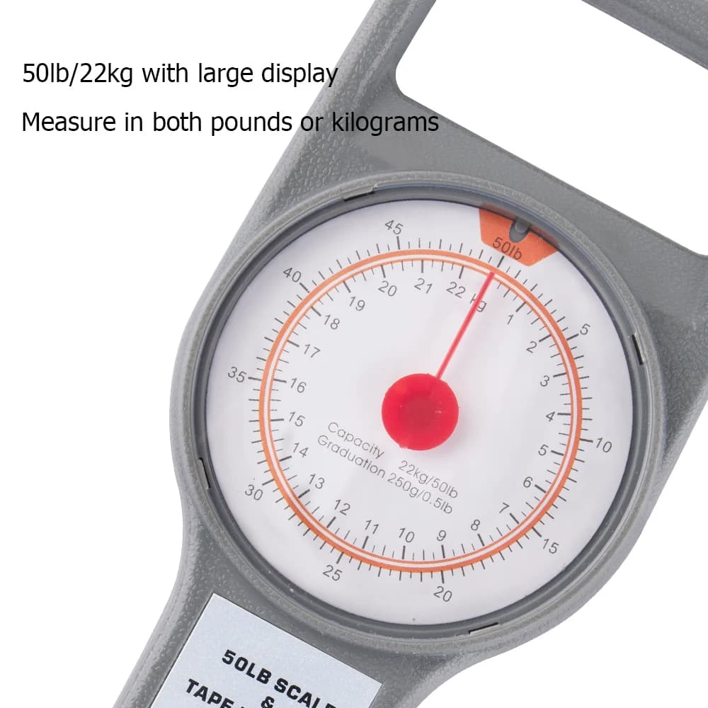 Balance pêche Goture portable 50LB/22KG max crochet inox pour accessoires pêche numérique accrocheuse