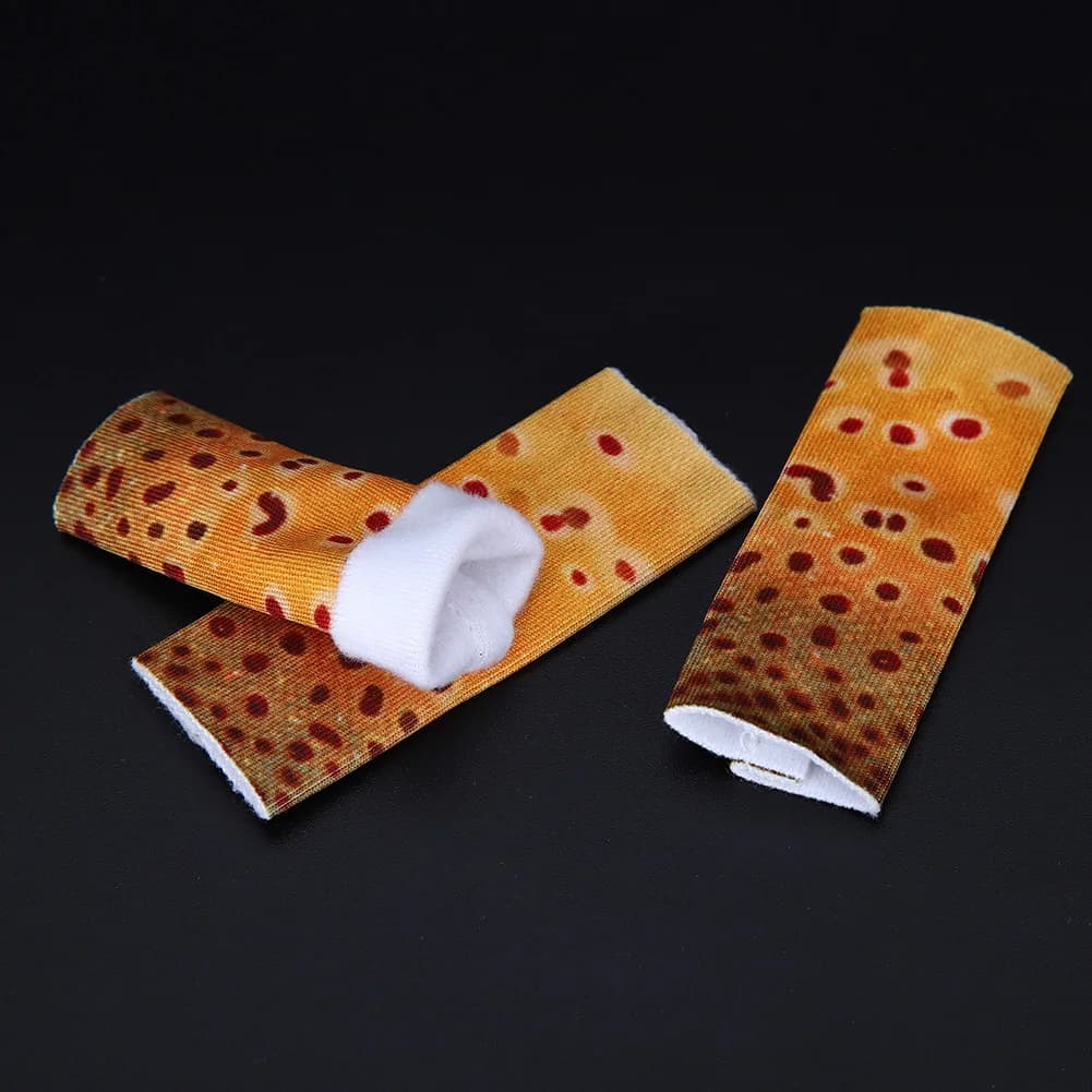 Protections doigts pêche mouche 3 pièces - Gants anti-rayures pour pêcheur professionnel