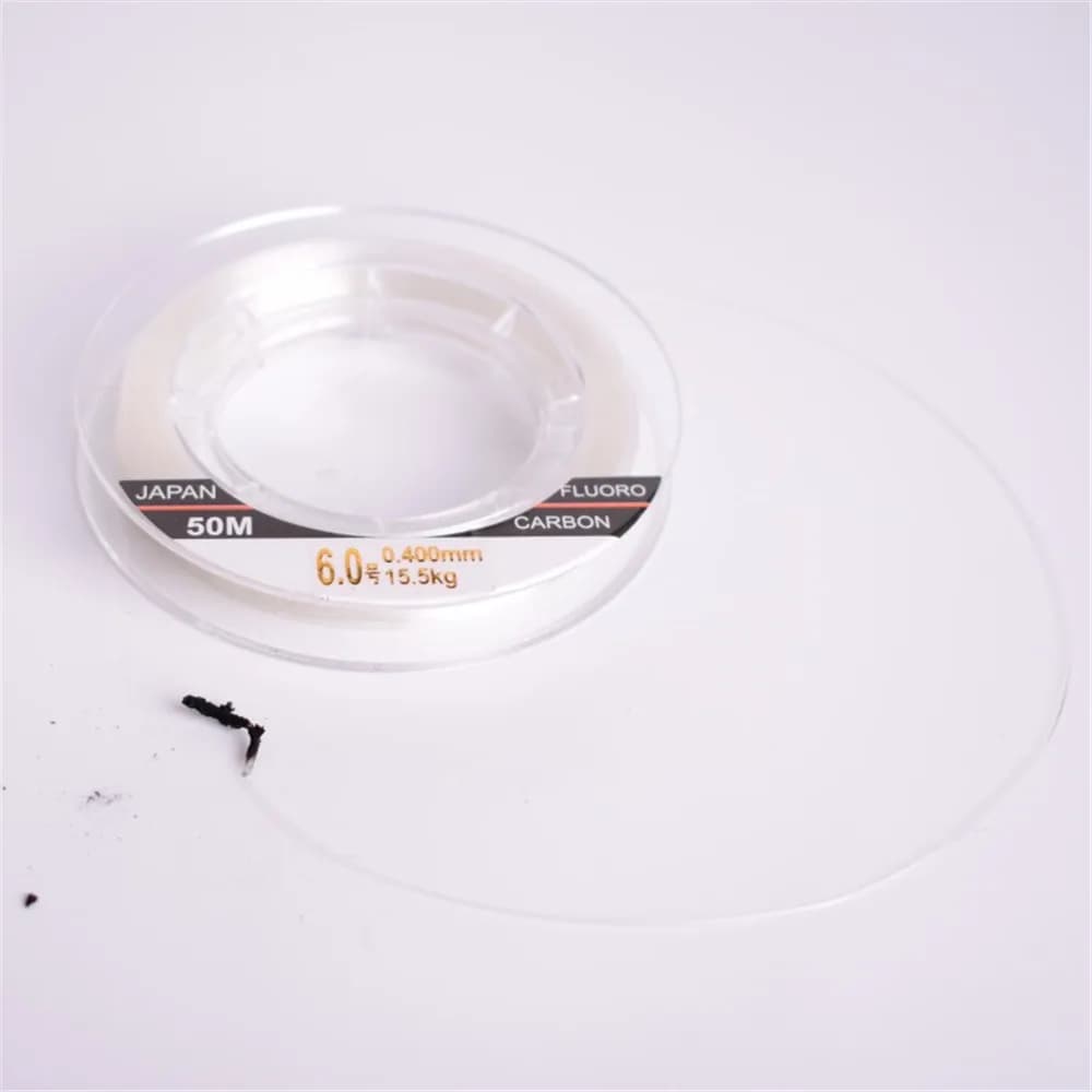 Ligne de pêche fluorocarbone Mavllos coulissante 50m 100m - 100% monofilament - Pêche à la carpe japonaise