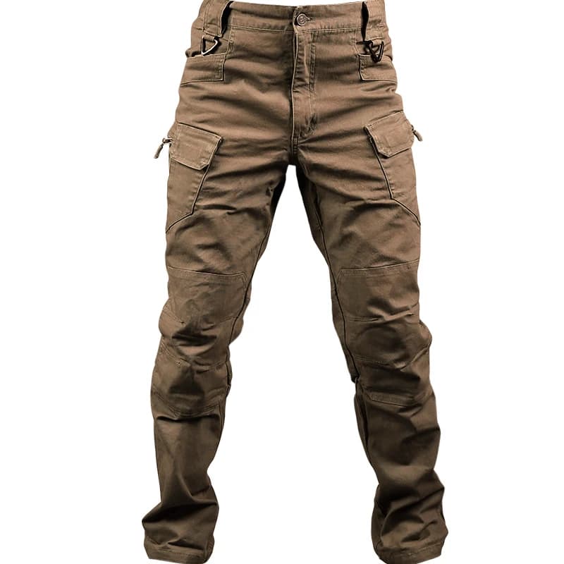 Pantalon tactique stretch coton militaire 100% pour homme - Pêche, randonnée, camping avec multiples poches