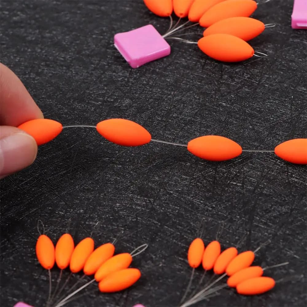 Flotteur de pêche professionnel olive 7 pièces durable pour carassin et carpe ligne groupe