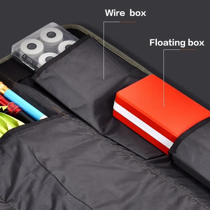 Sac canne à pêche imperméable 120cm à 150cm - Étui roulant pour matériel de pêche avec parapluie
