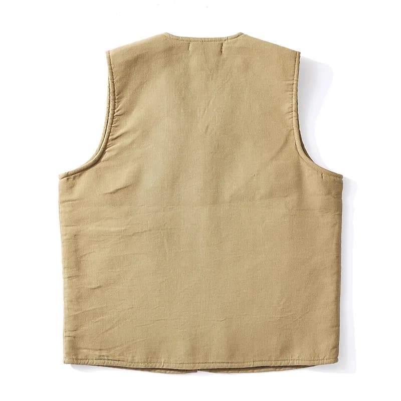 Gilet polaire homme hiver pêche sport extérieur doublure chaude zippée poches solide