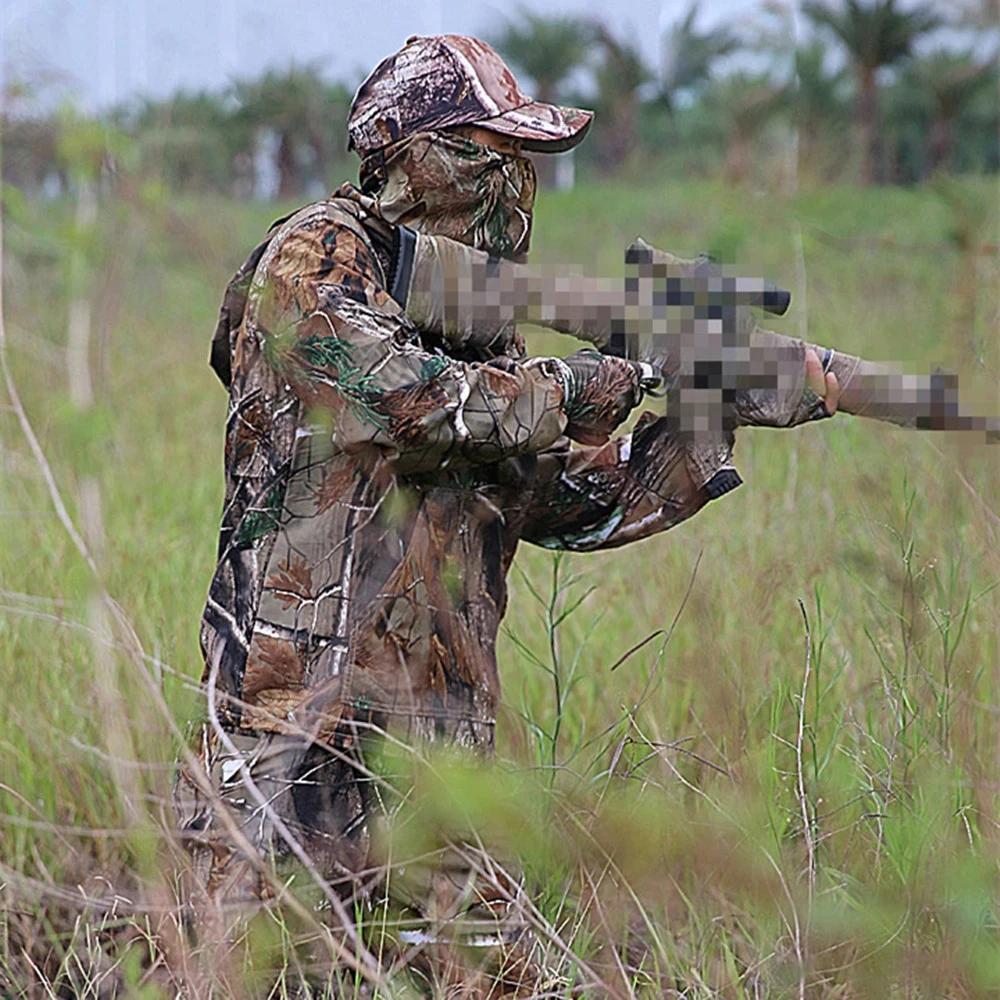 Combinaison pêche été anti-moustiques légère - Veste à capuche et pantalon camouflage bionique respirant