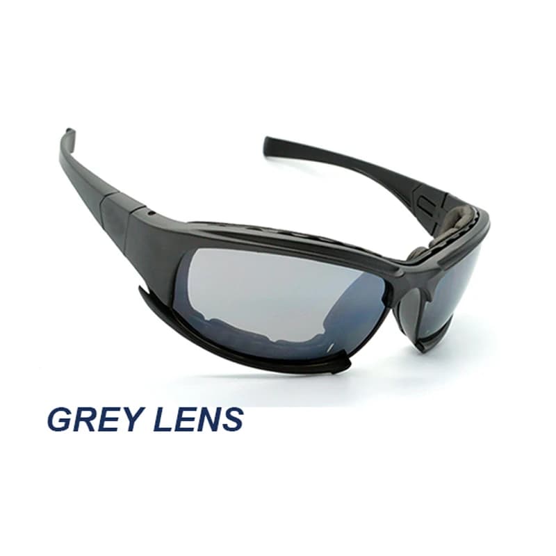 Lunettes Daisy X7 polarisées 4 verres interchangeables pour pêche, airsoft, randonnée - Hommes