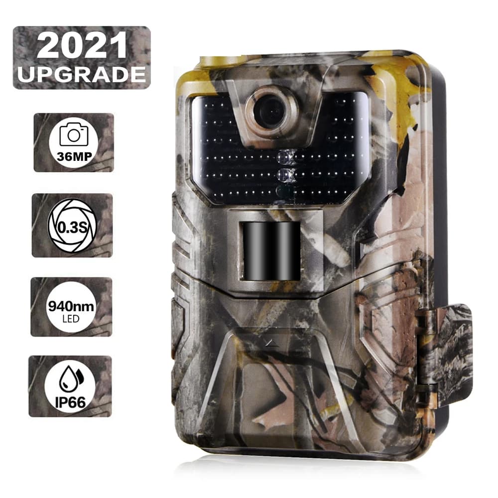 Caméra de chasse HC900A 36MP 2.7K sans fil vision nocturne 940nm pour surveillance faune et pêche