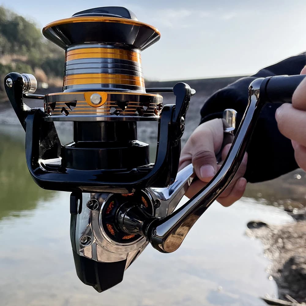 Moulinet spinning mer Long Shot 12000 10000 9000 - 30KG max drag, cupule métal, pêche sportive salée