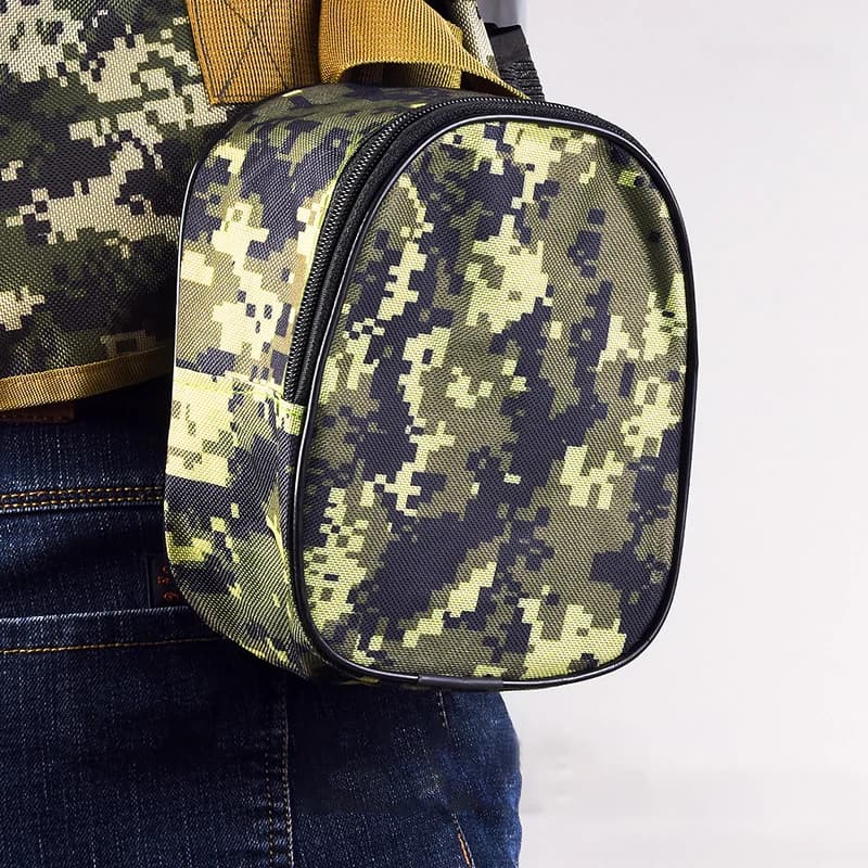 Pochette camouflage pour moulinets de pêche - Étui souple en toile Oxford pour leurres et accessoires