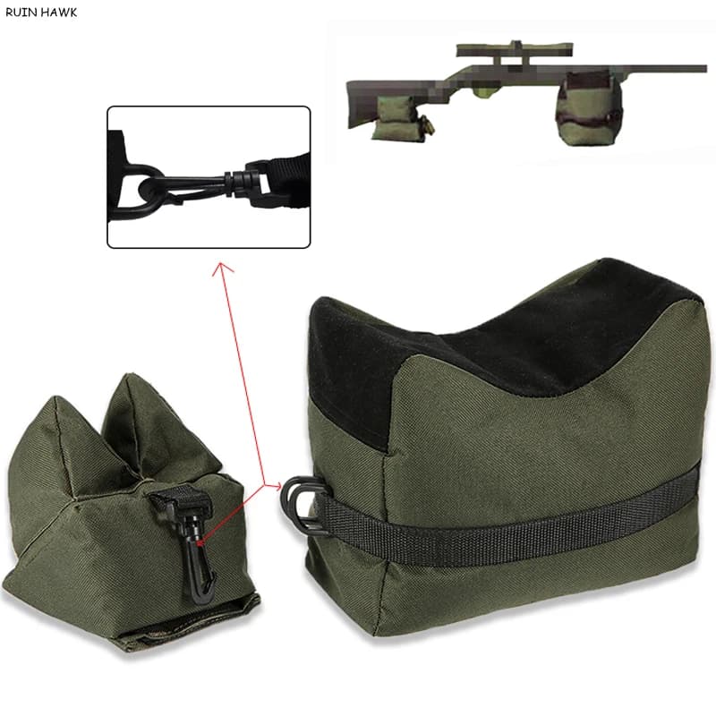 Kit sacs de support portable pour fusil de précision - Accessoire pêche et chasse réglable polyvalent