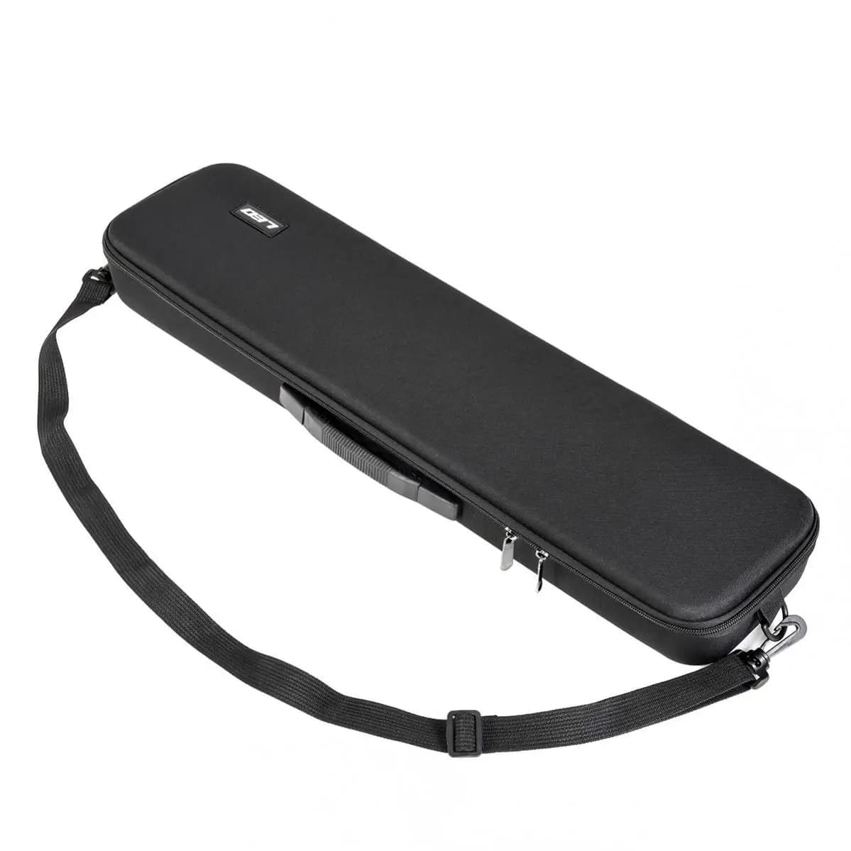 Boîte pêche portable EVA épaisse 64x16x7cm, coffre rigide rangement cannes moulinets leurres outils