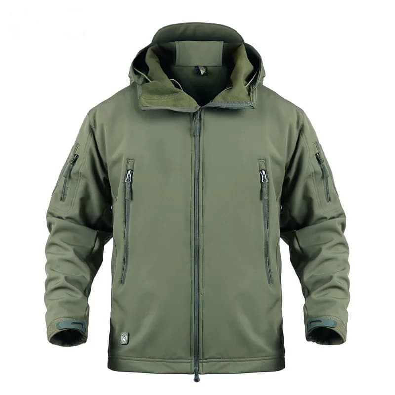 Veste tactique shark skin softshell multicam imperméable polaire pour pêche outdoor grande taille
