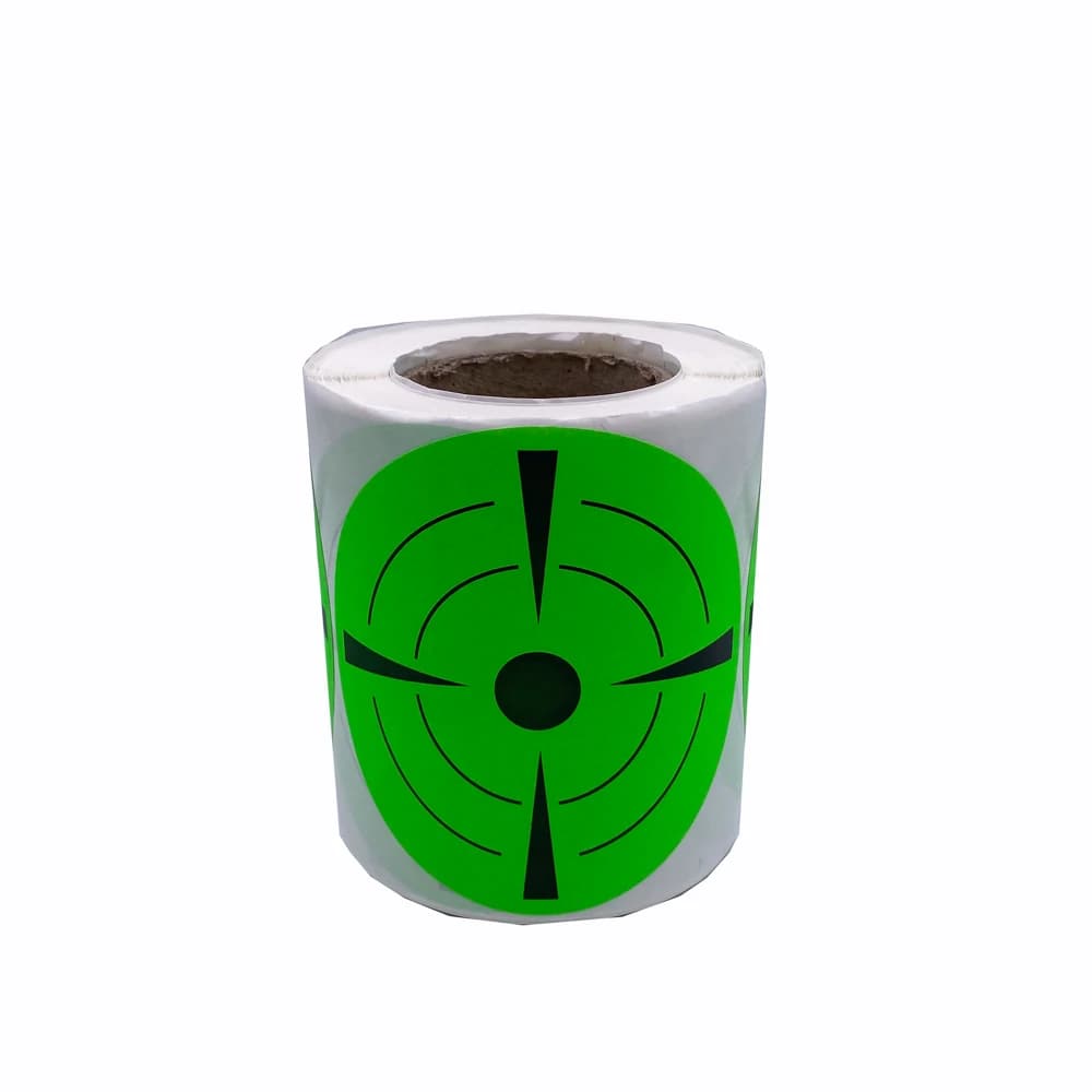 Rouleau 200 autocollants cibles tir 8 couleurs 3 pouces pour airsoft BB pistolet à plombs