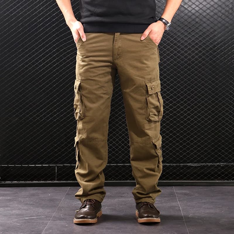 Pantalon cargo camouflage jogger loose pêche randonnée confortable hommes streetwear