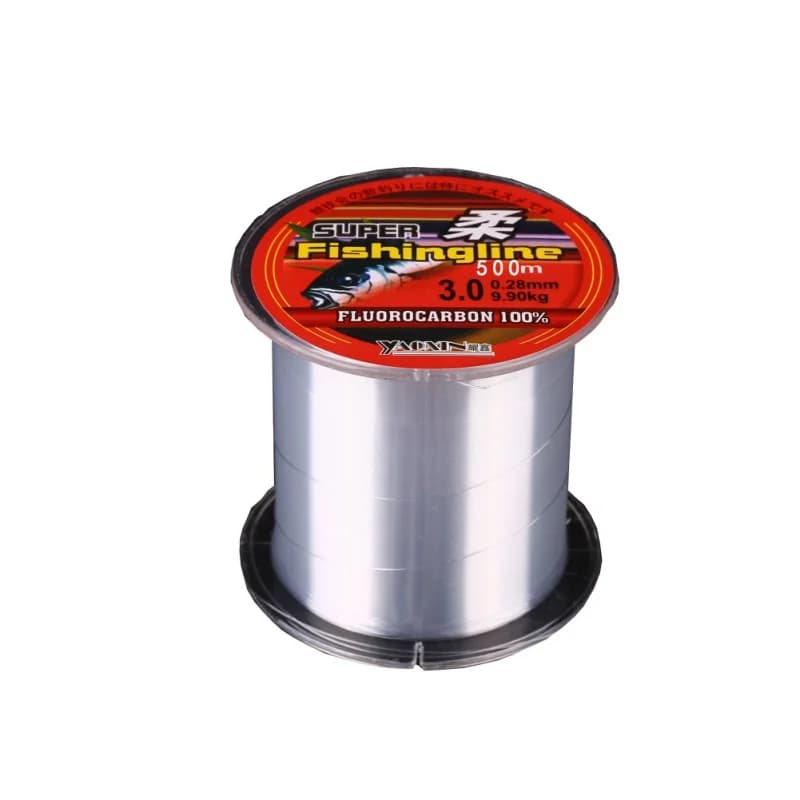Fish Lines Nylon Multifilament transparent 100-500m ligne pêche super résistante pour toutes techniques