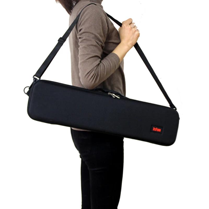 Sac de pêche portable 63cm EVA anti-choc avec sangle - étui de transport pour cannes et moulinets