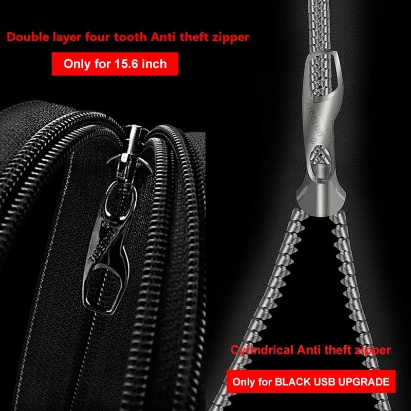 Sac à dos étanche Tigernu nylon - Sac ordinateur 15.6 pouces pour hommes et femmes, école et voyage