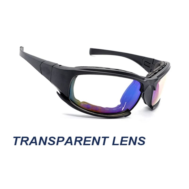 Lunettes Daisy X7 polarisées 4 verres interchangeables pour pêche, airsoft, randonnée - Hommes