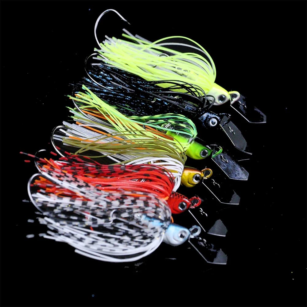 Chatter bait Mycena 9G-19G weedless - leurre anti-herbe pour bass, brochet et sandre