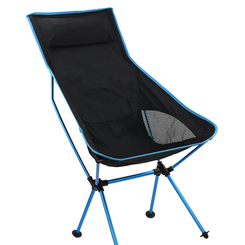 Chaise de plage pêche dossier long pliante portable pour pêche surfcasting et pêche depuis la plage