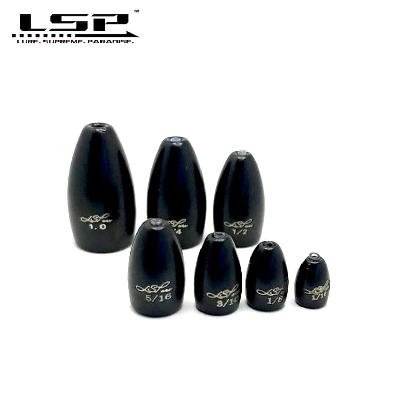 Plomb bullet Texas Rig 1,8-28g pour pêche du bass en hiver - Poids leurre 1/16 à 1 Oz