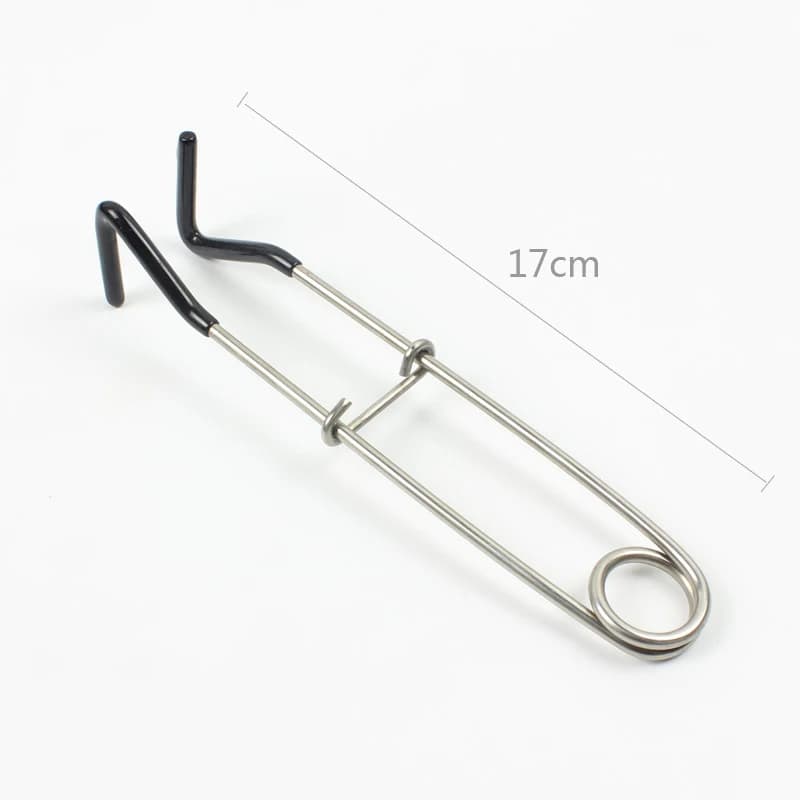Décrocheur acier inoxydable portable pour ouverture de bouche de poisson - outil pêche décrochage sécurisé